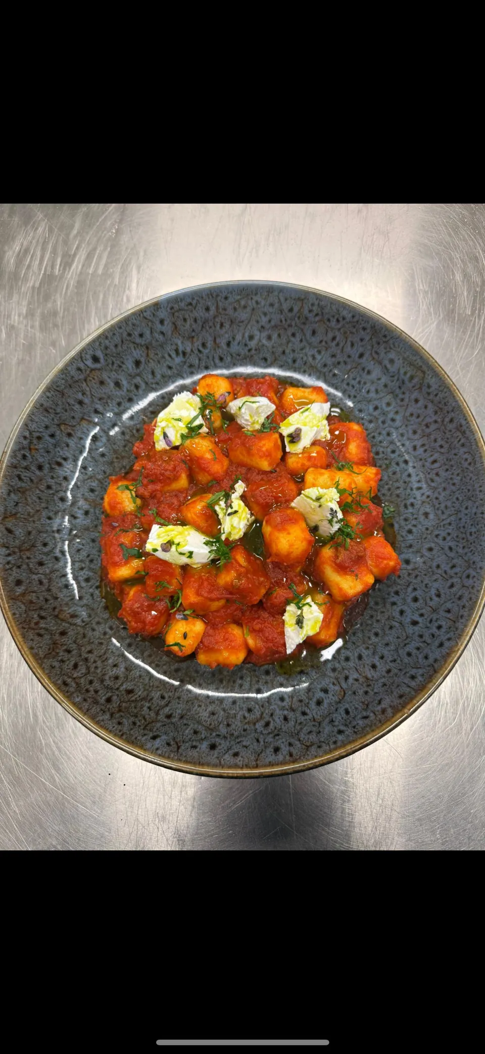 Handmade gnocchi pomodoro, Just Naples pizza catering Melbourne